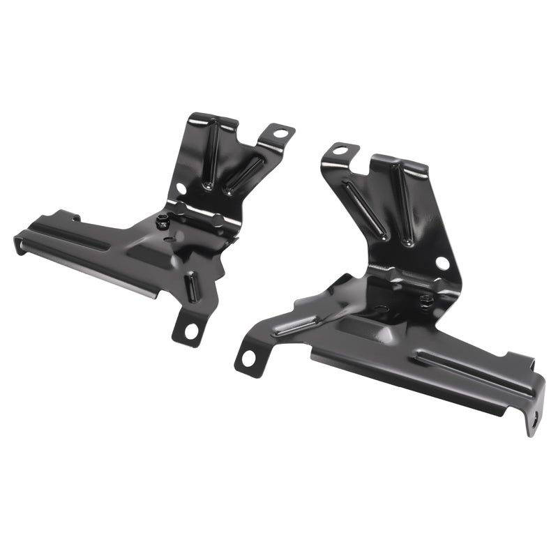 KUAFU Front Outer Bumper Bracket Compatible with 2007-2013 Chevy Chevrolet Silverado/GMC Sierra 1500 2500 3500 Replace for 15901539 GM1067182 15901538 GM1066182 Bumper Support Driver&Passenger Side - Image 4